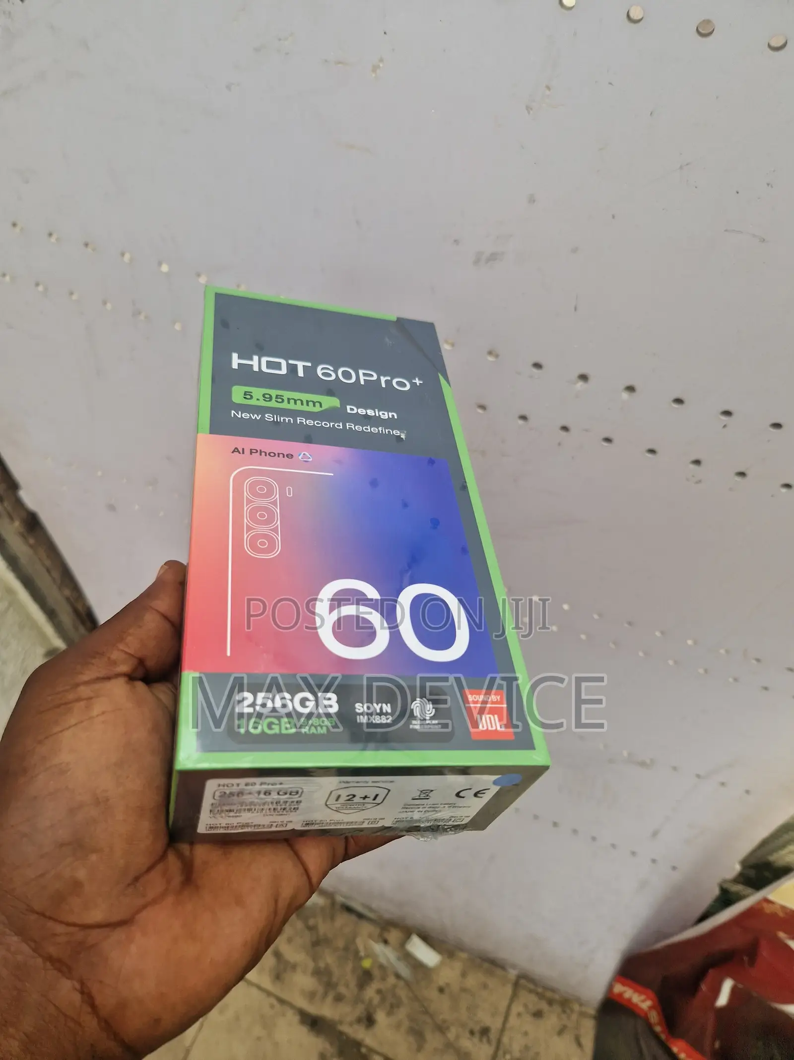 New Infinix Hot 60 Pro+ 256 GB Black