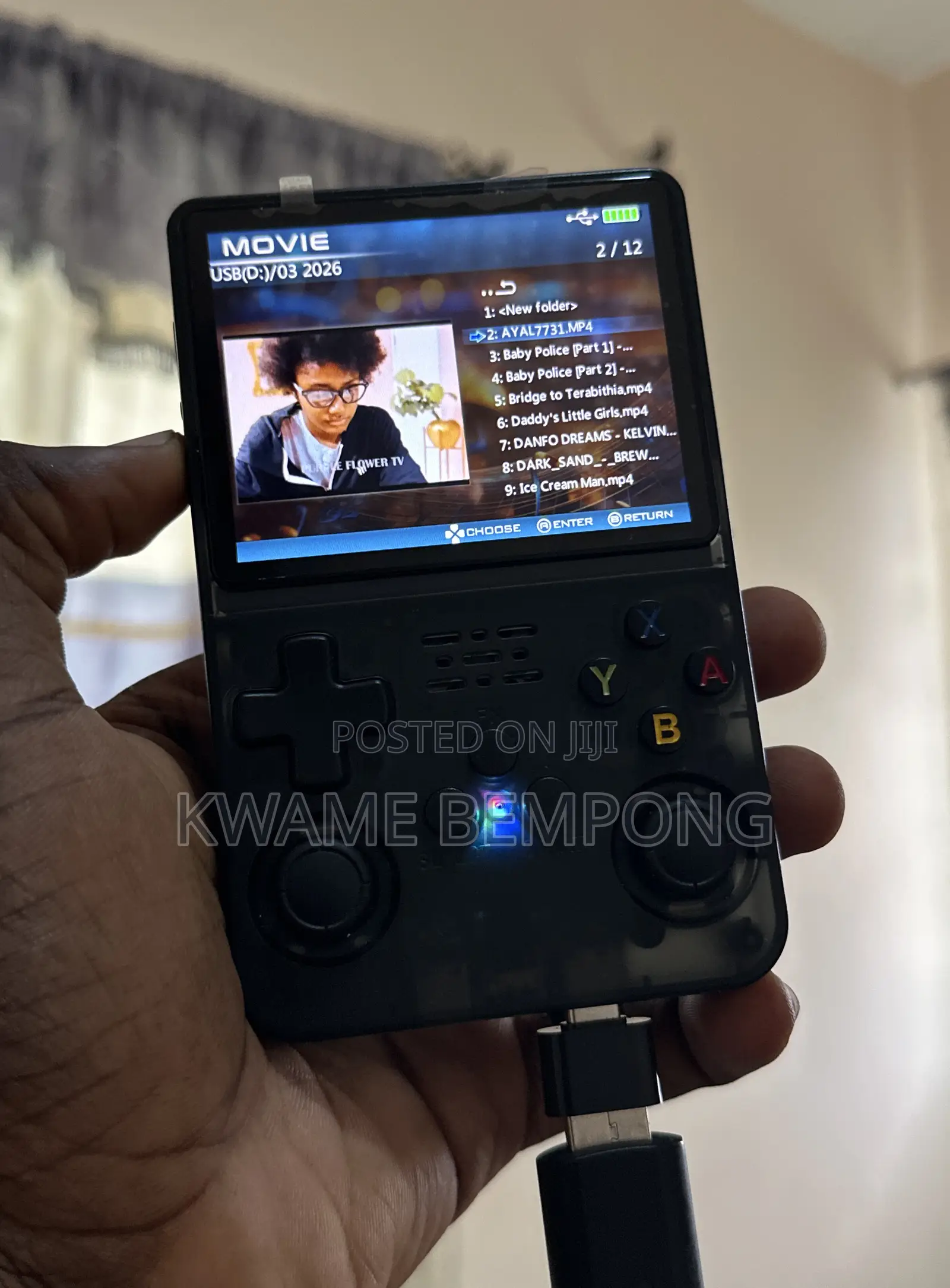 R36 Handheld Console With Multimedia