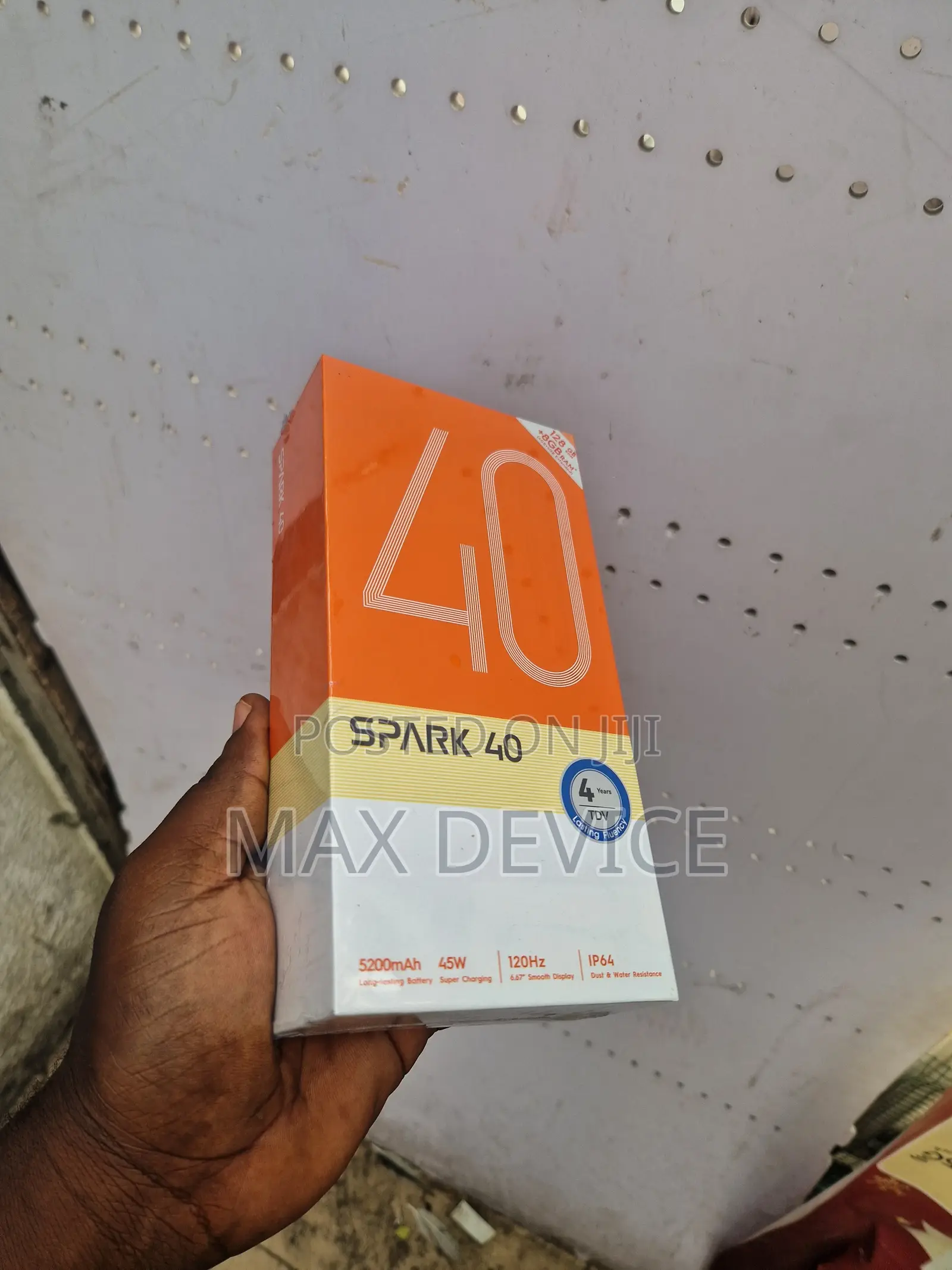 New Tecno Spark 40 Pro 256 GB Black