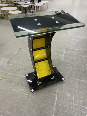 Sstylish High-Quality Tempered Glass Pulpit