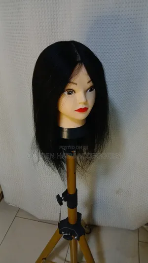 Human Hair Manniquin For Practice