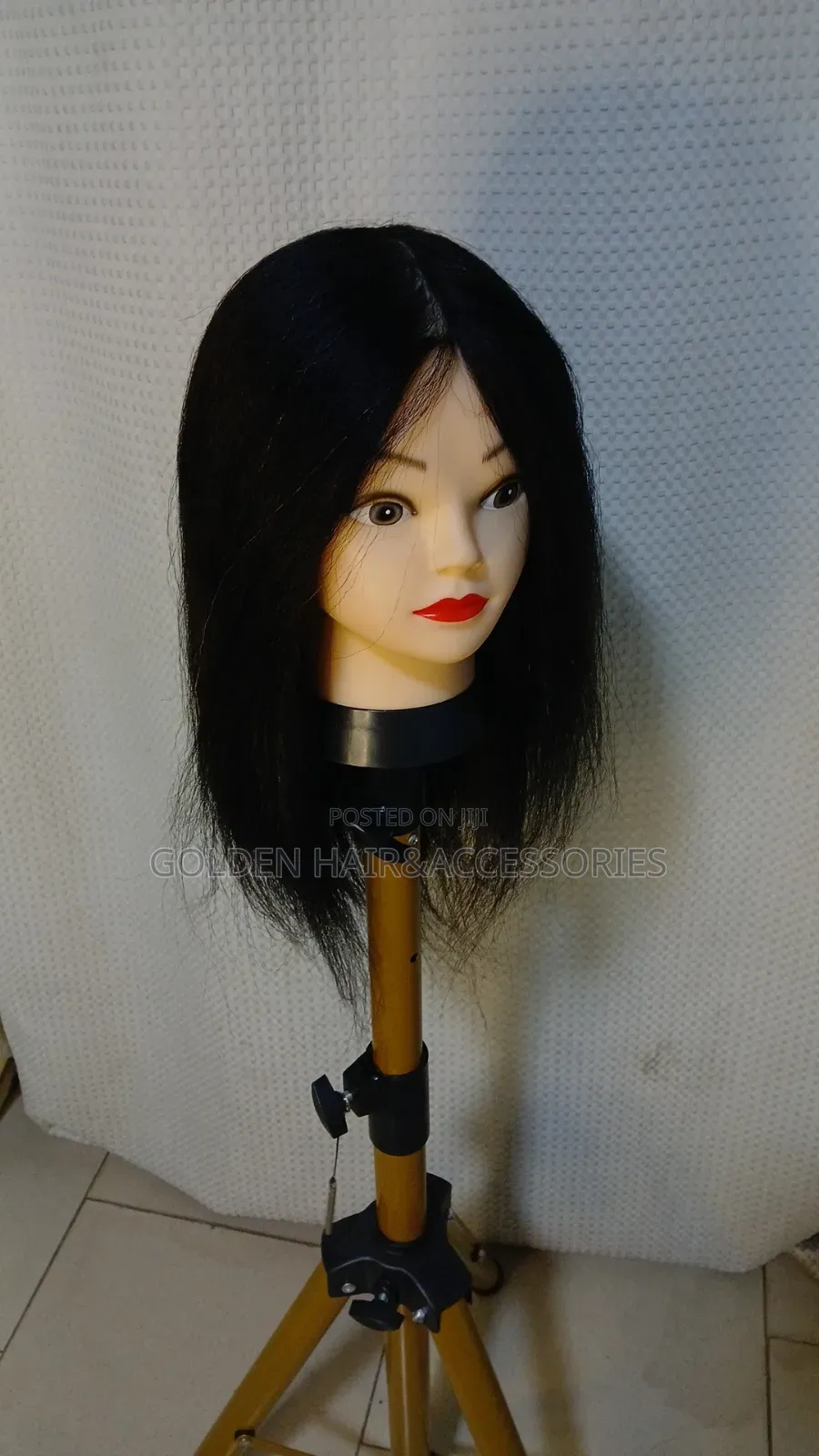 Human Hair Manniquin For Practice
