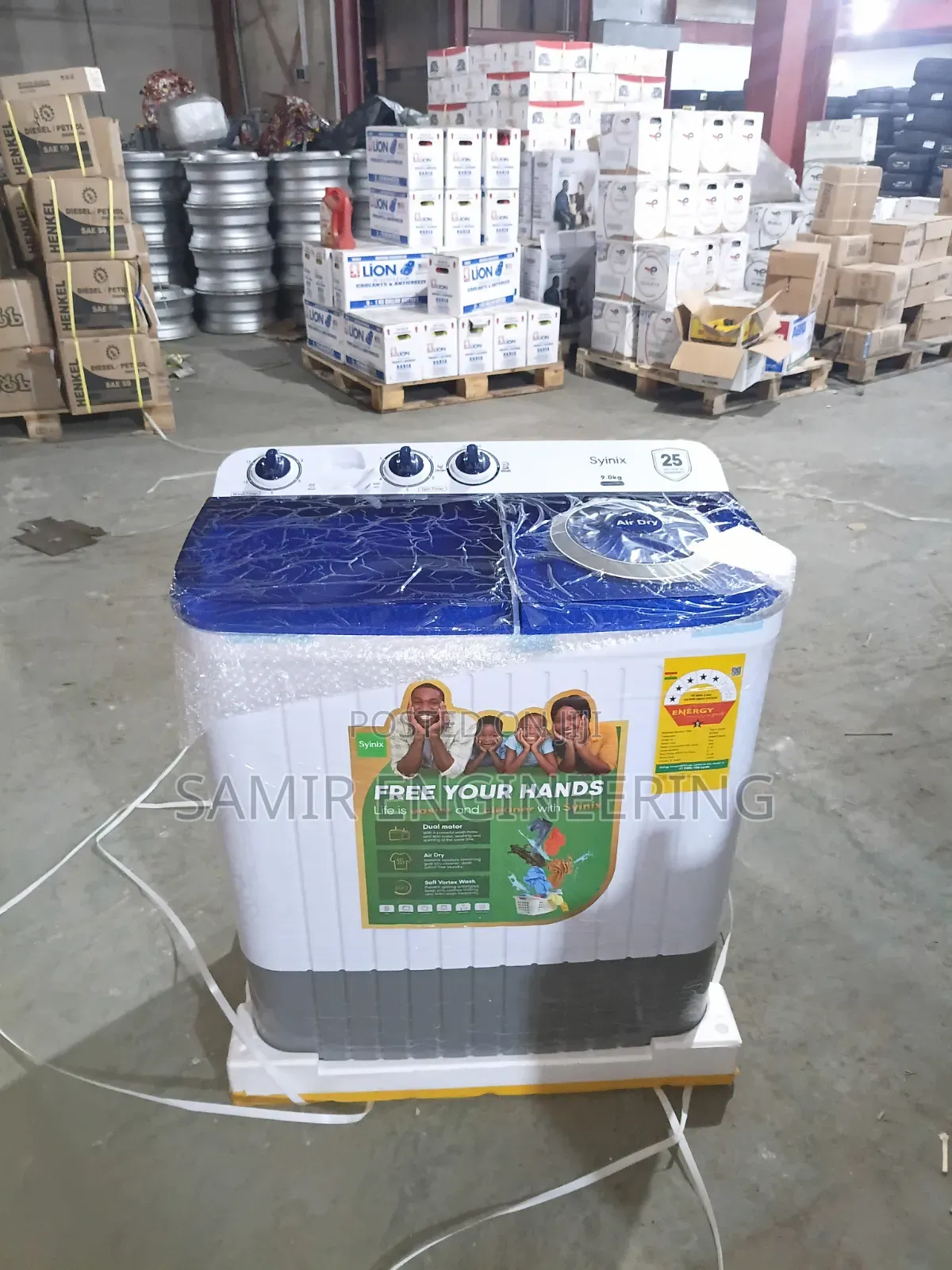 The Ultimate Wash: Syinix 9kg Semi-Automatic Machine