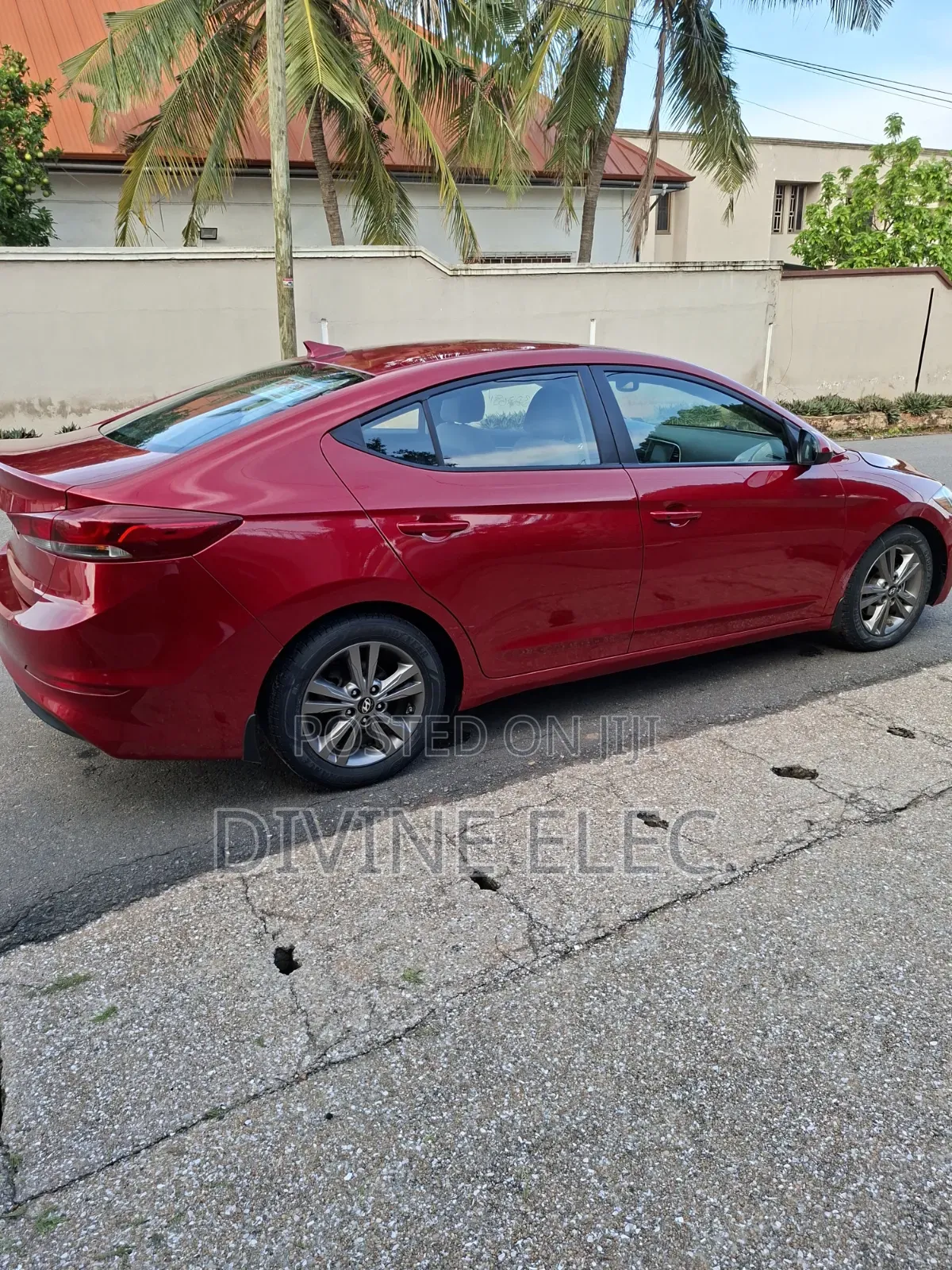 Hyundai Elantra Limited 2018 Red