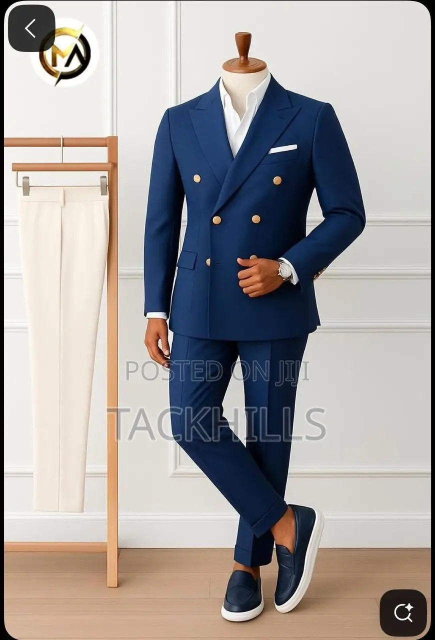 Men Double Breasted Suit