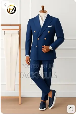 Men Double Breasted Suit