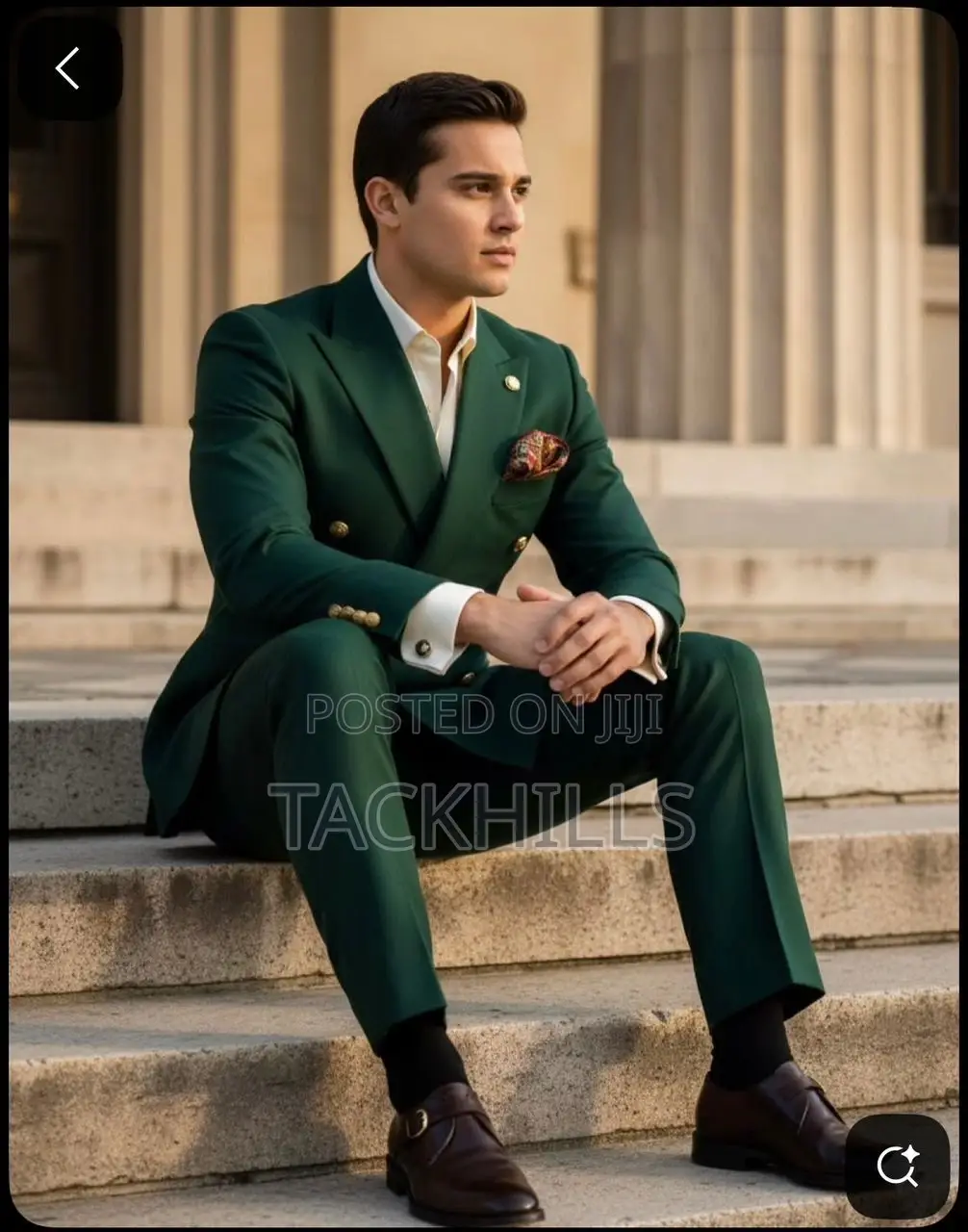 Men Double Breasted Suit