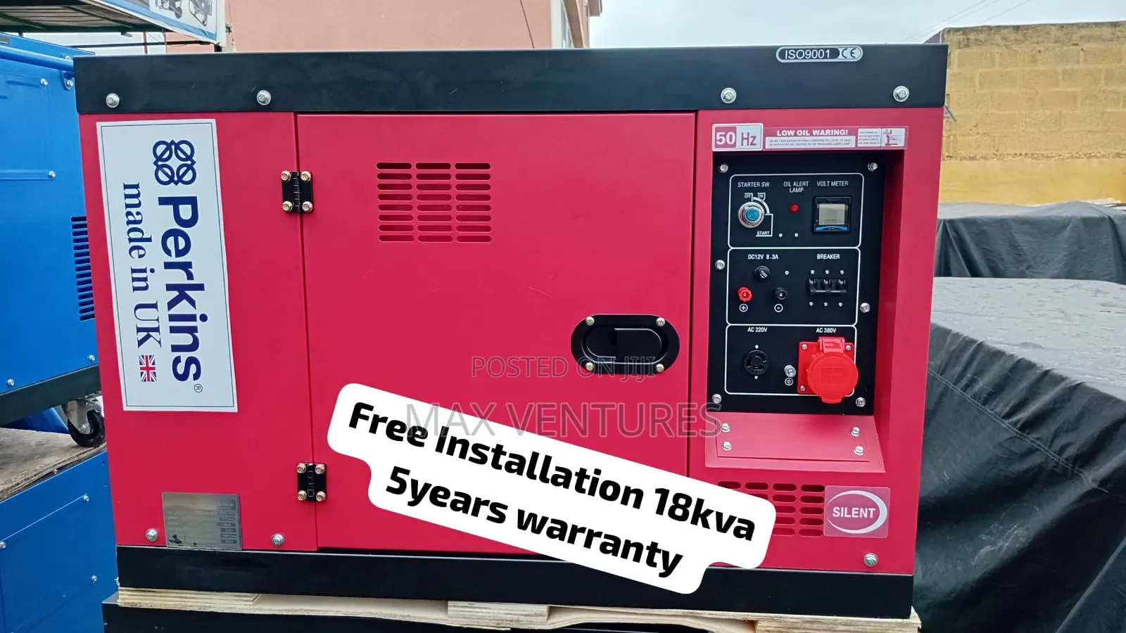 Brand New Perkins 18kva Diesel Generator – Ready for Delivery 18kva