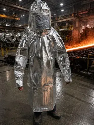 Aluminum Safety Fire Fighter Jacket