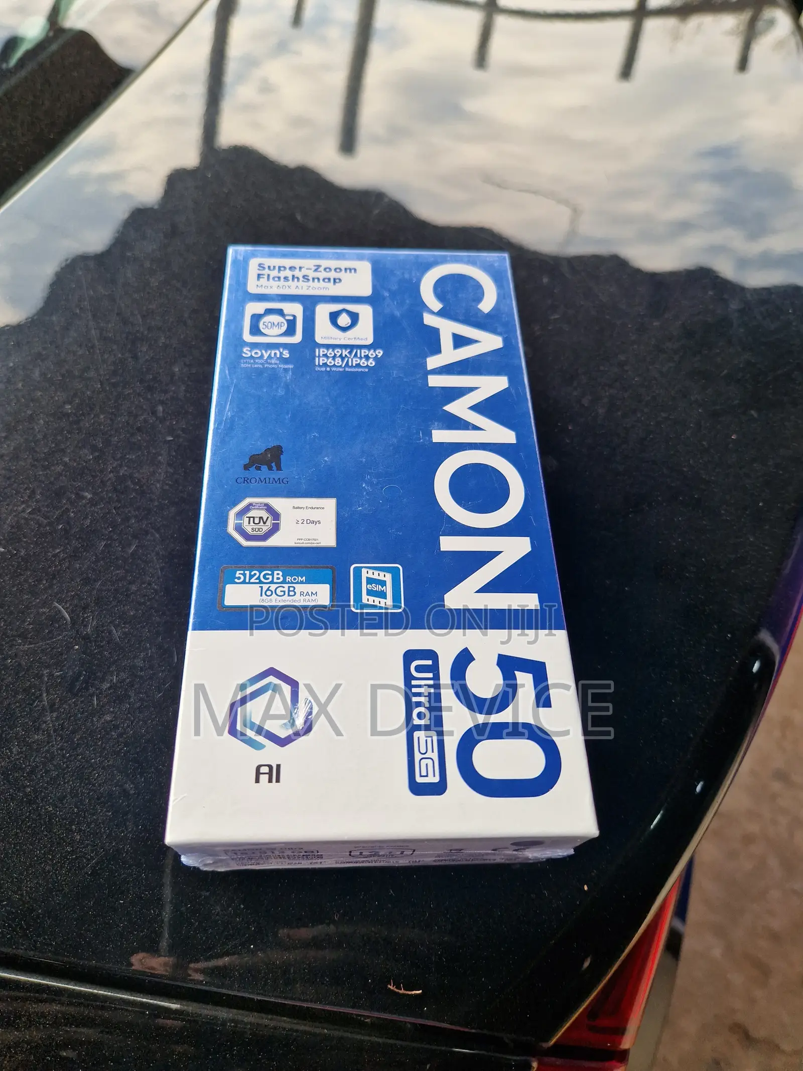 New Tecno Camon 50 Ultra 512 GB Black