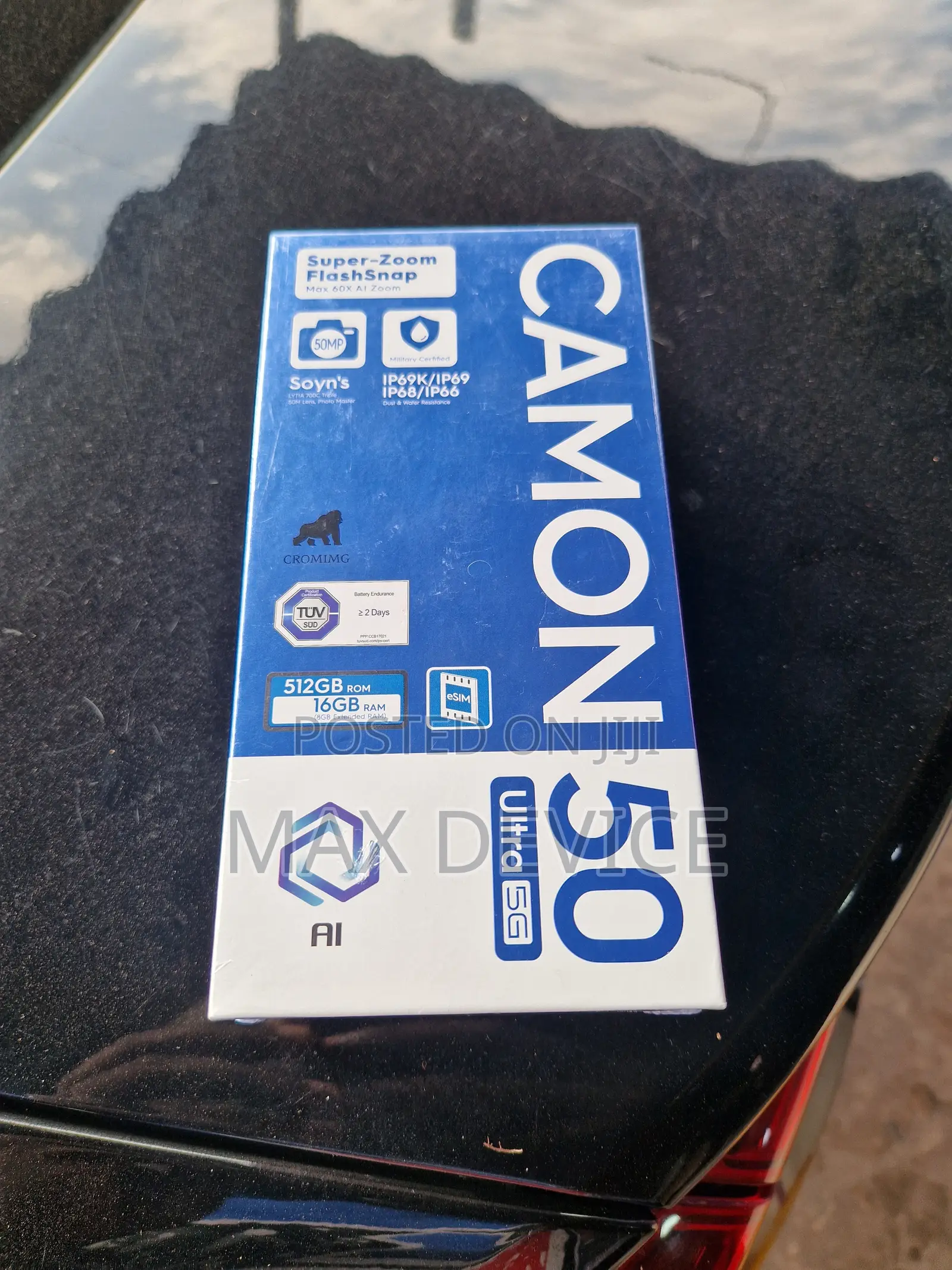 New Tecno Camon 50 Ultra 512 GB Black