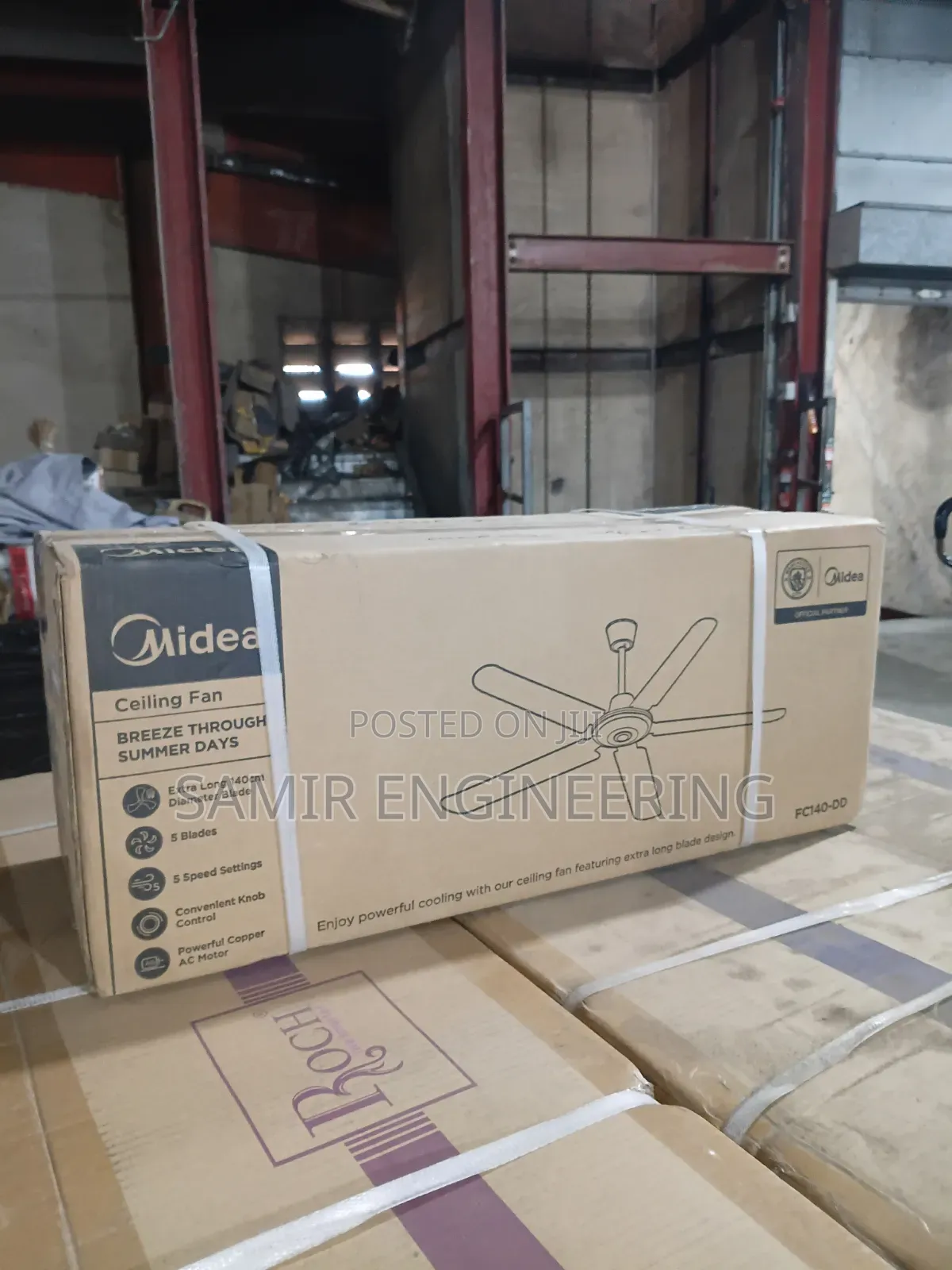 Midea Fc-140-Dd Ceiling Fan: Modern Comfort, Minimal Space