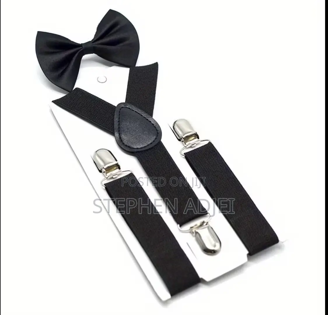 Boys and Girls Suspender and Bow Tie
