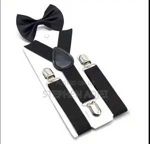 Boys and Girls Suspender and Bow Tie