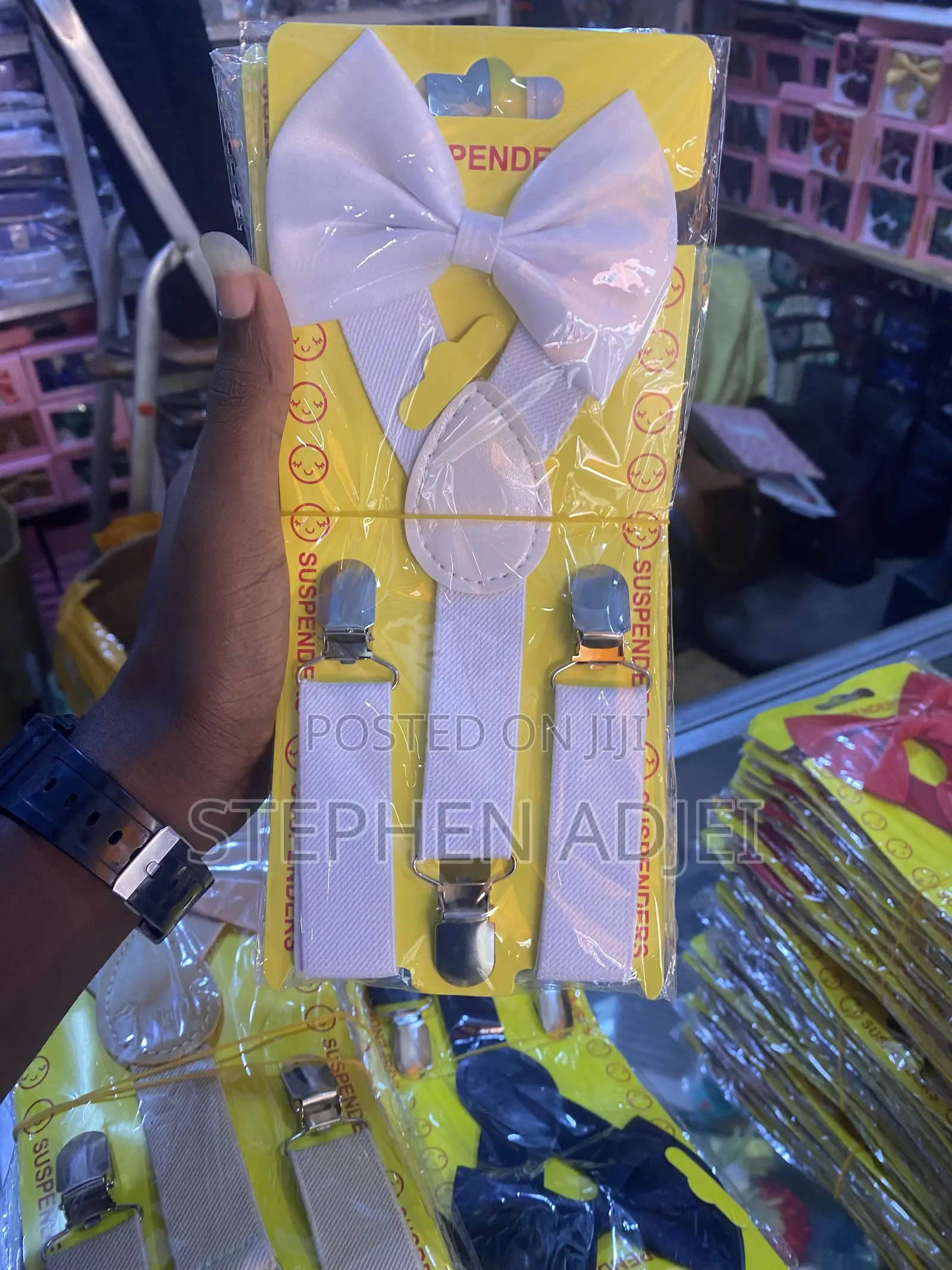 Boys and Girls Suspender and Bow Tie