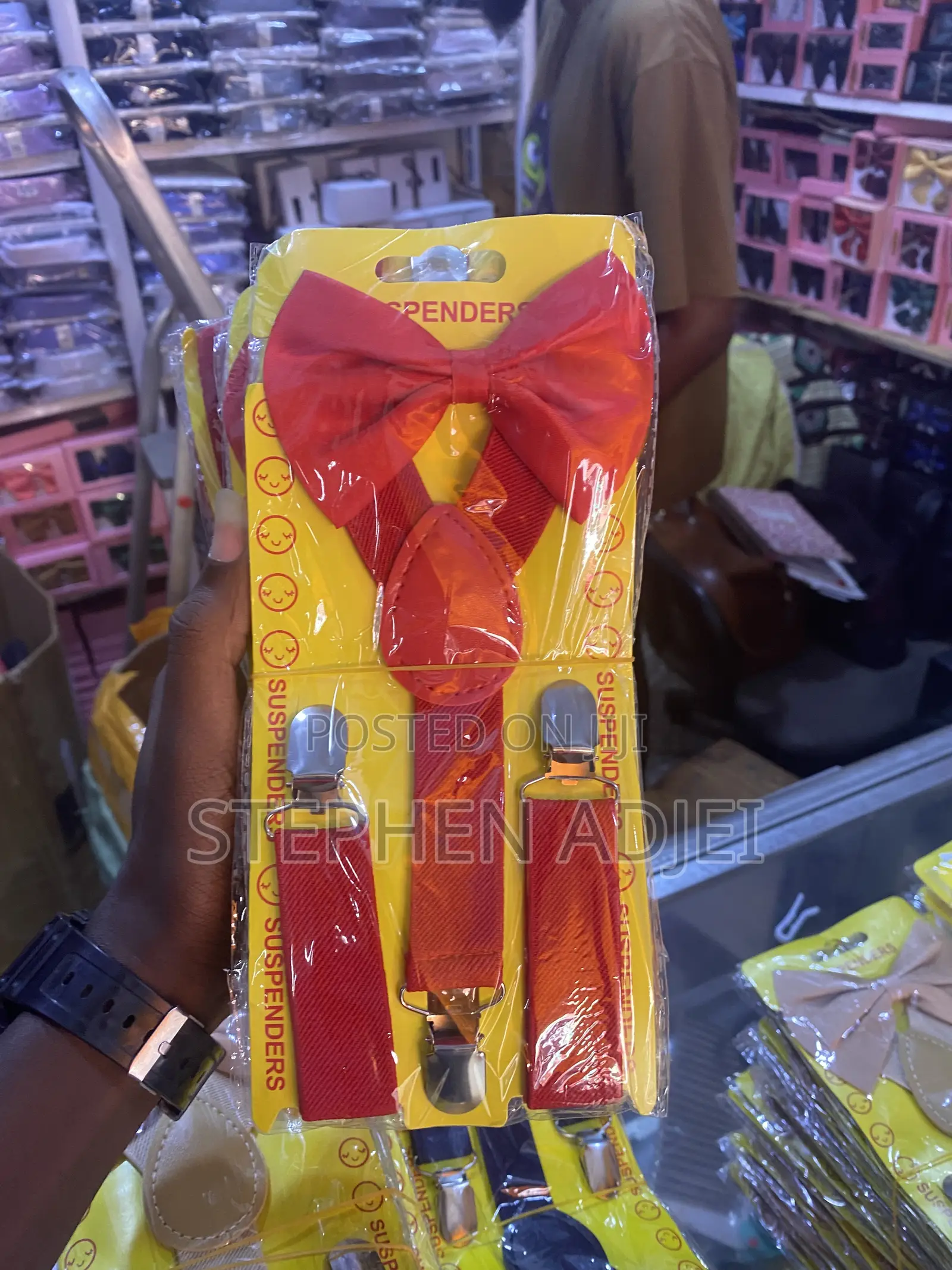 Boys and Girls Suspender and Bow Tie