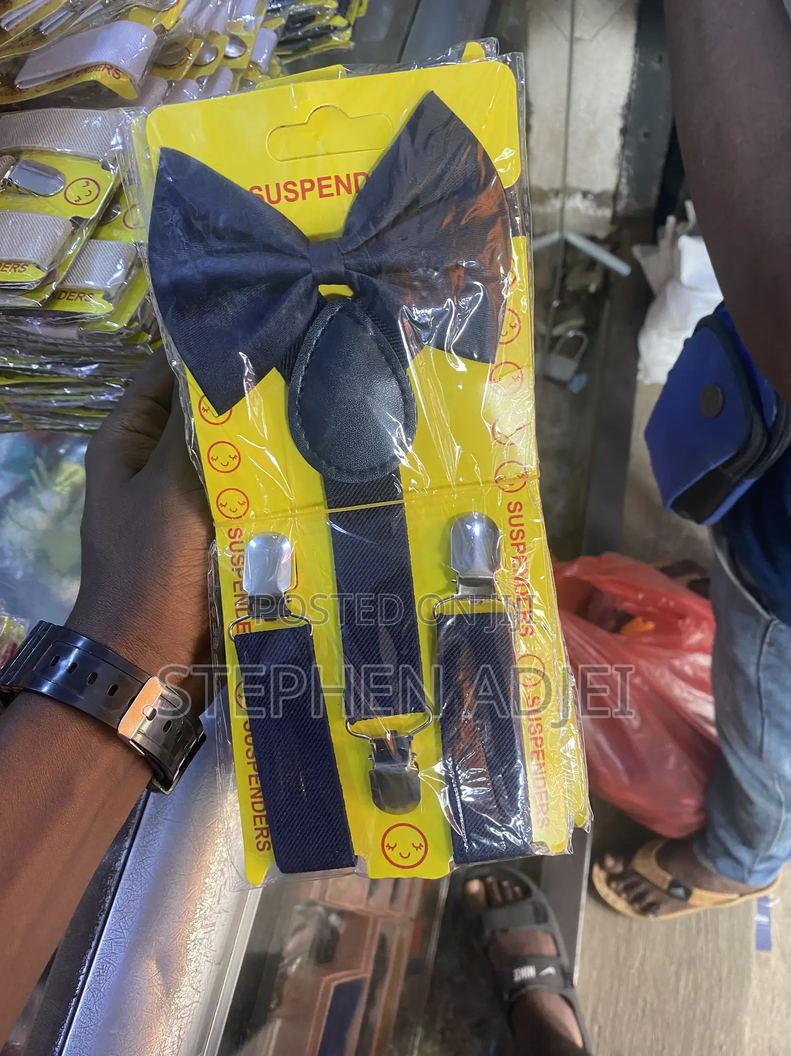 Boys and Girls Suspender and Bow Tie