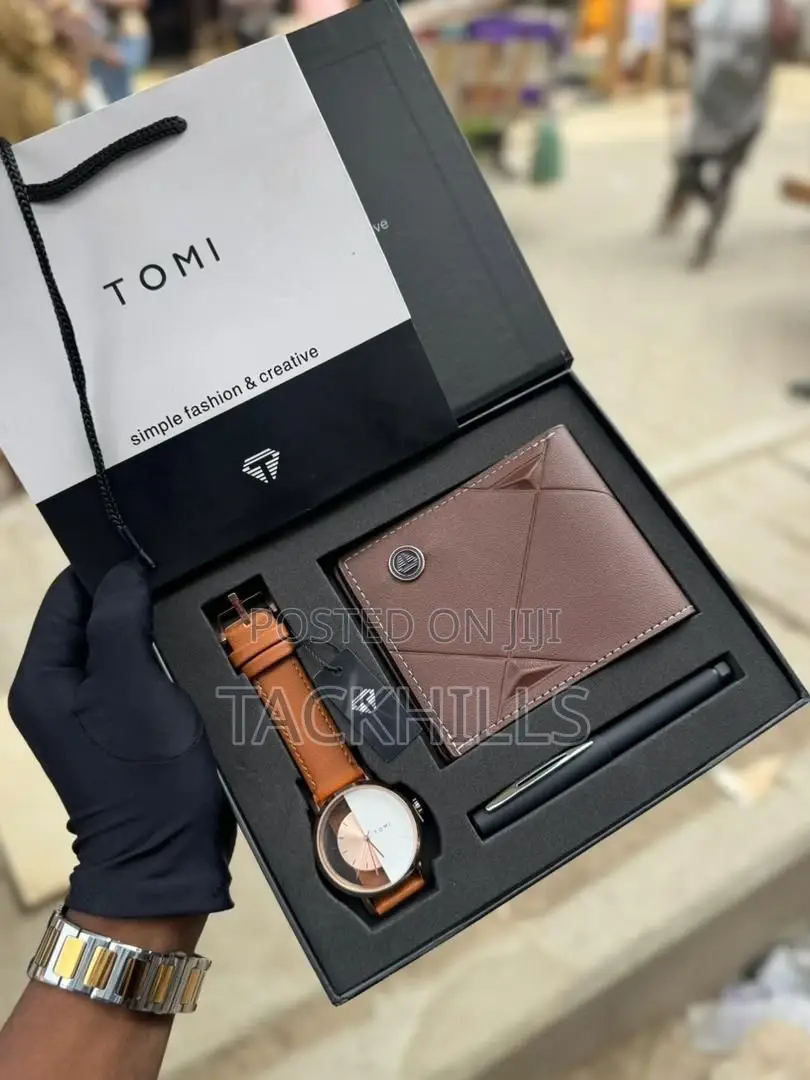 Men Watch Gift Set