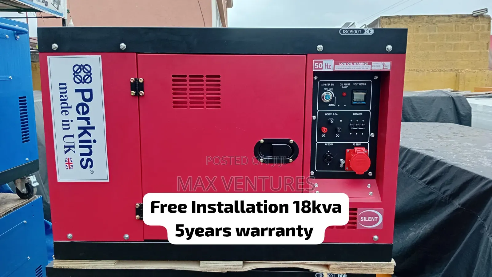 Perkins 18kva Generator – Ideal for Homes, Offices Businesses 18kva