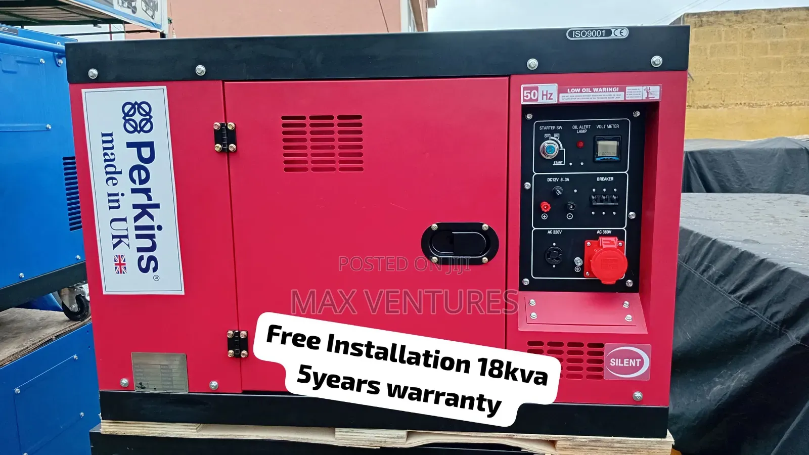 High-Performance Perkins 18kva Diesel Generator – Available Now