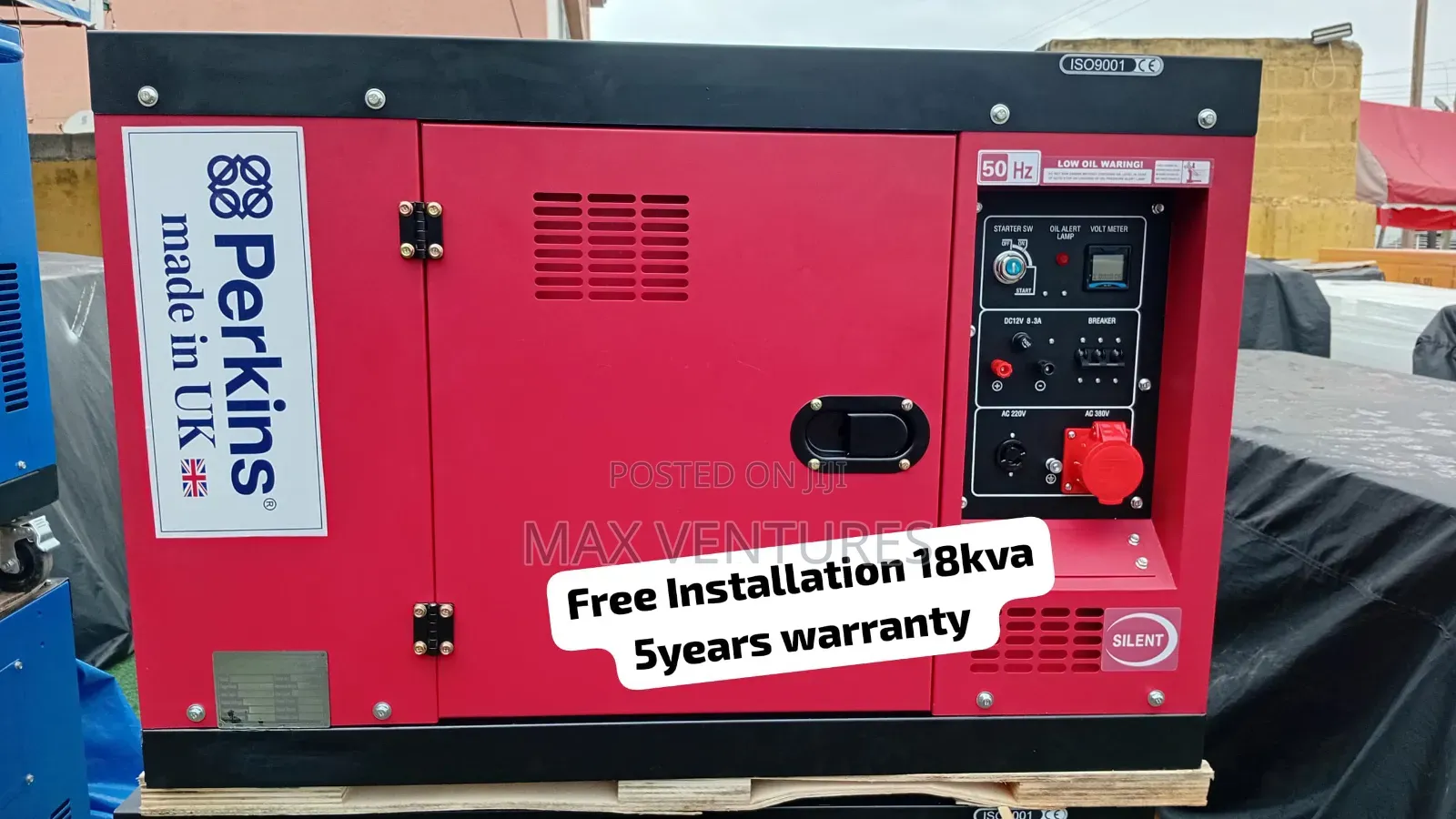 Perkins 18kva Electric Start Diesel Generator –Strong Reliable 18kva