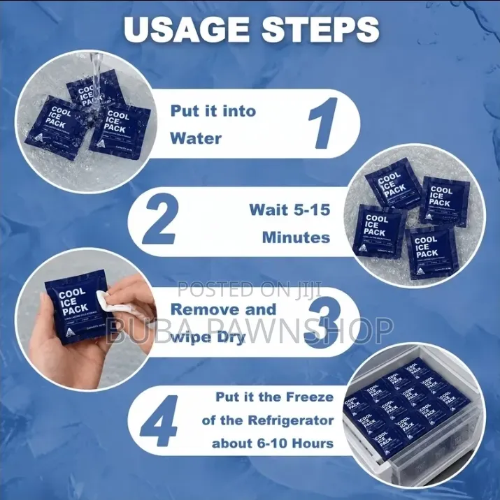 10pcs Reusable Mini Ice Packs, Suitable for Cooling