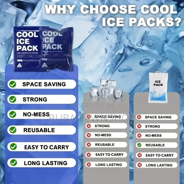 10pcs Reusable Mini Ice Packs, Suitable for Cooling