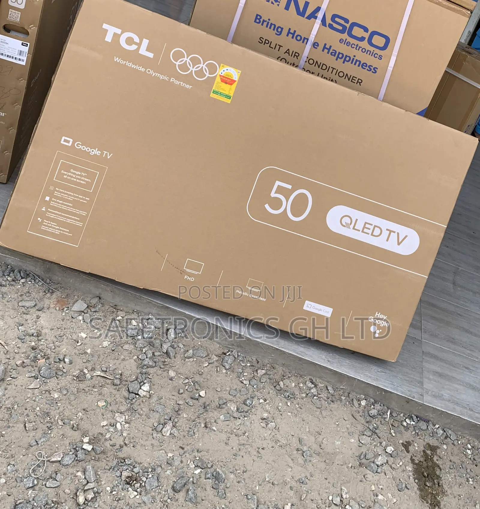 Long Lasting TCL 50′′ Qled Smart Google Tv 50c645