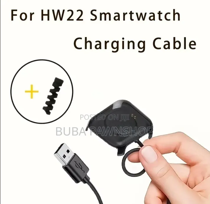 1pc Smartwatch Charging Cable+Spiral Cable Protector for Hw22 Watch