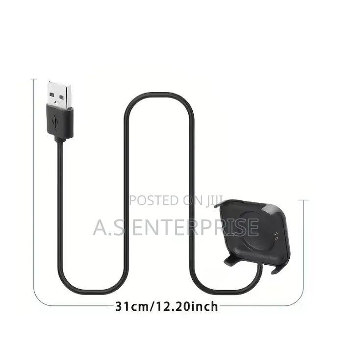 1pc Smartwatch Charging Cable+Spiral Cable Protector for Hw22 Watch