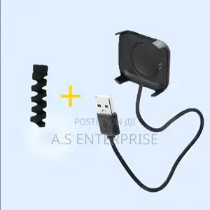 1pc Smartwatch Charging Cable+Spiral Cable Protector for Hw22 Watch