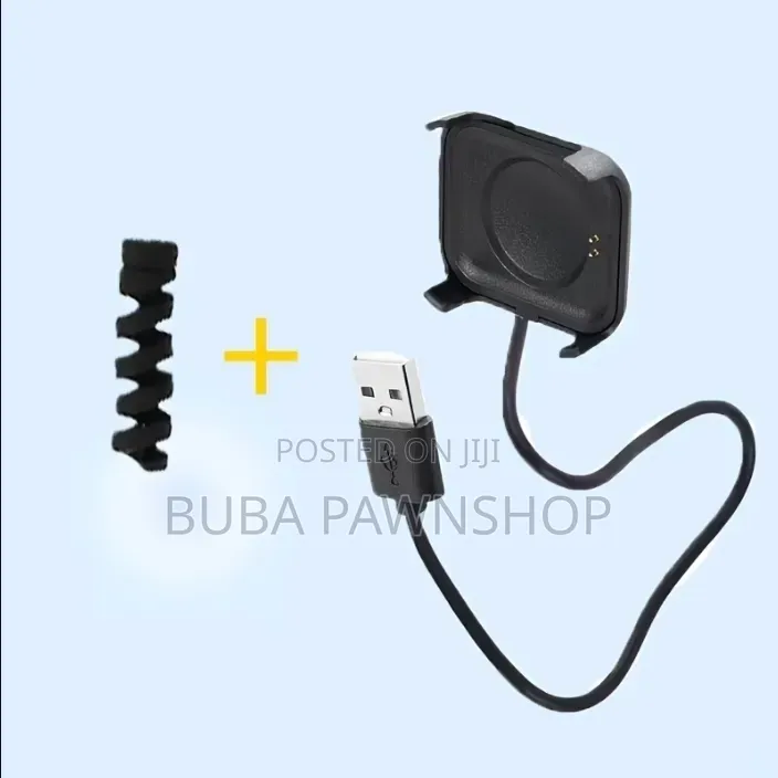 1pc Smartwatch Charging Cable+Spiral Cable Protector for Hw22 Watch
