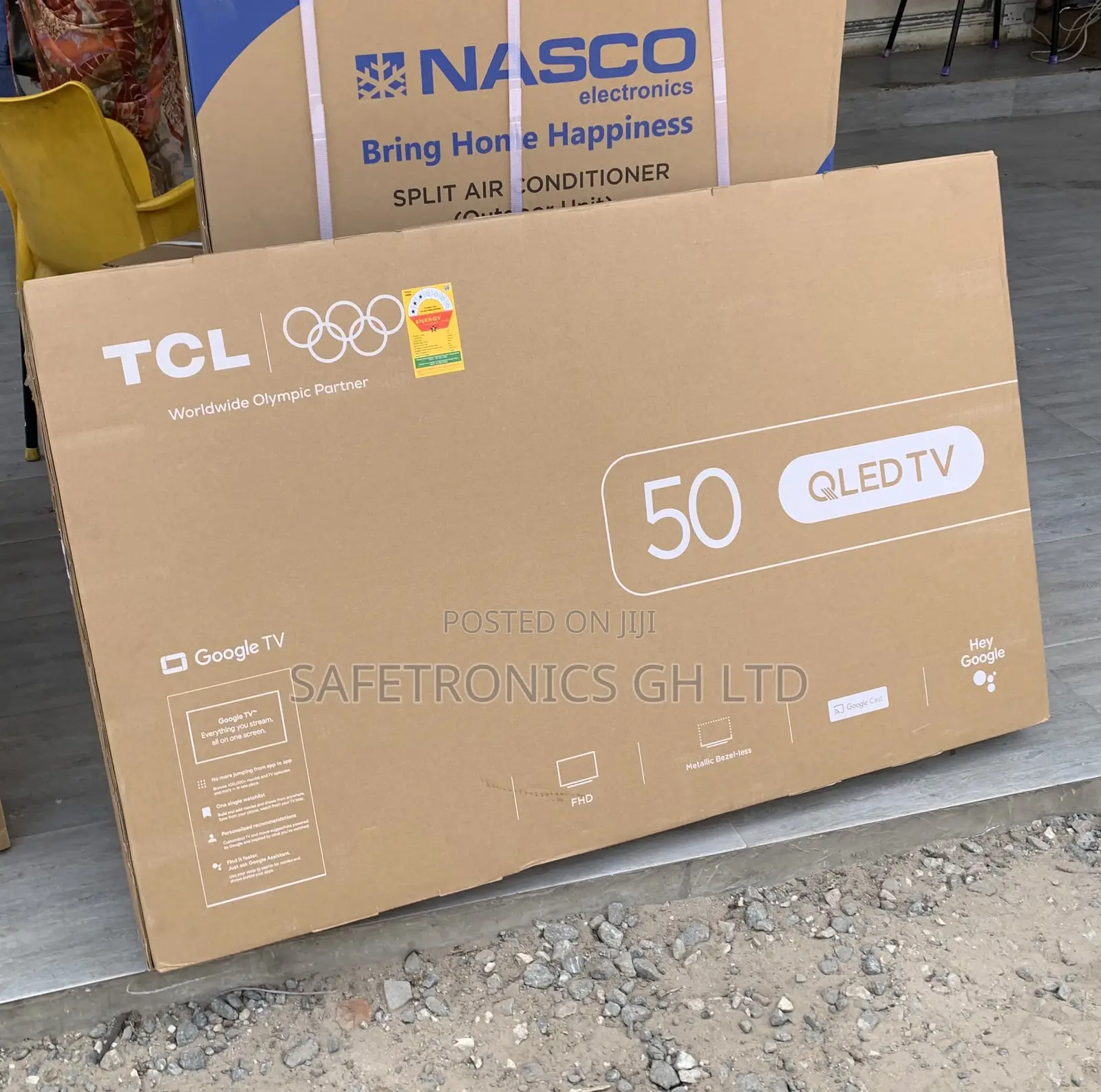 Unique Best TCL 50′′ Qled Smart Google Tv 50c645