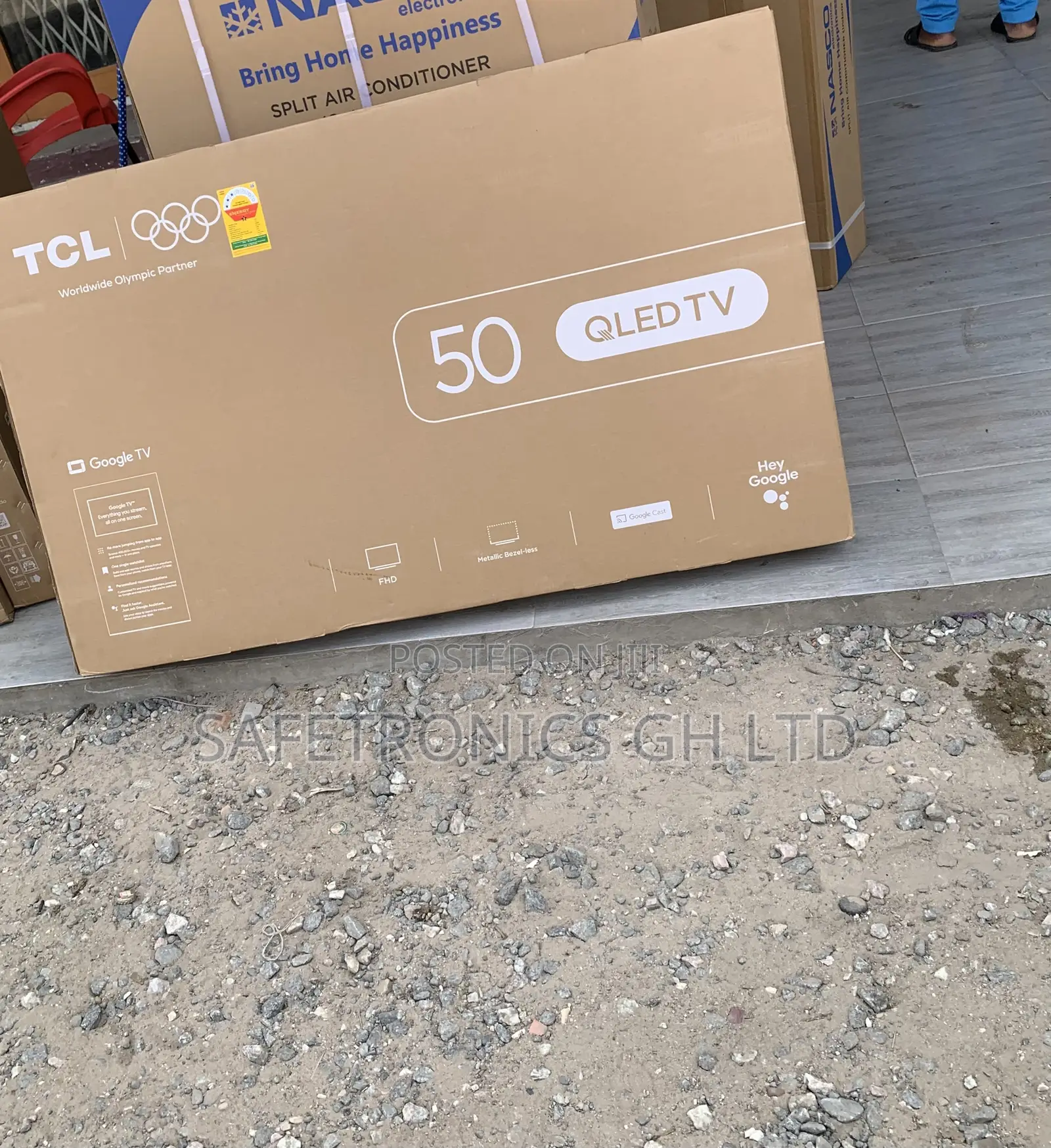 Unique Best TCL 50′′ Qled Smart Google Tv 50c645