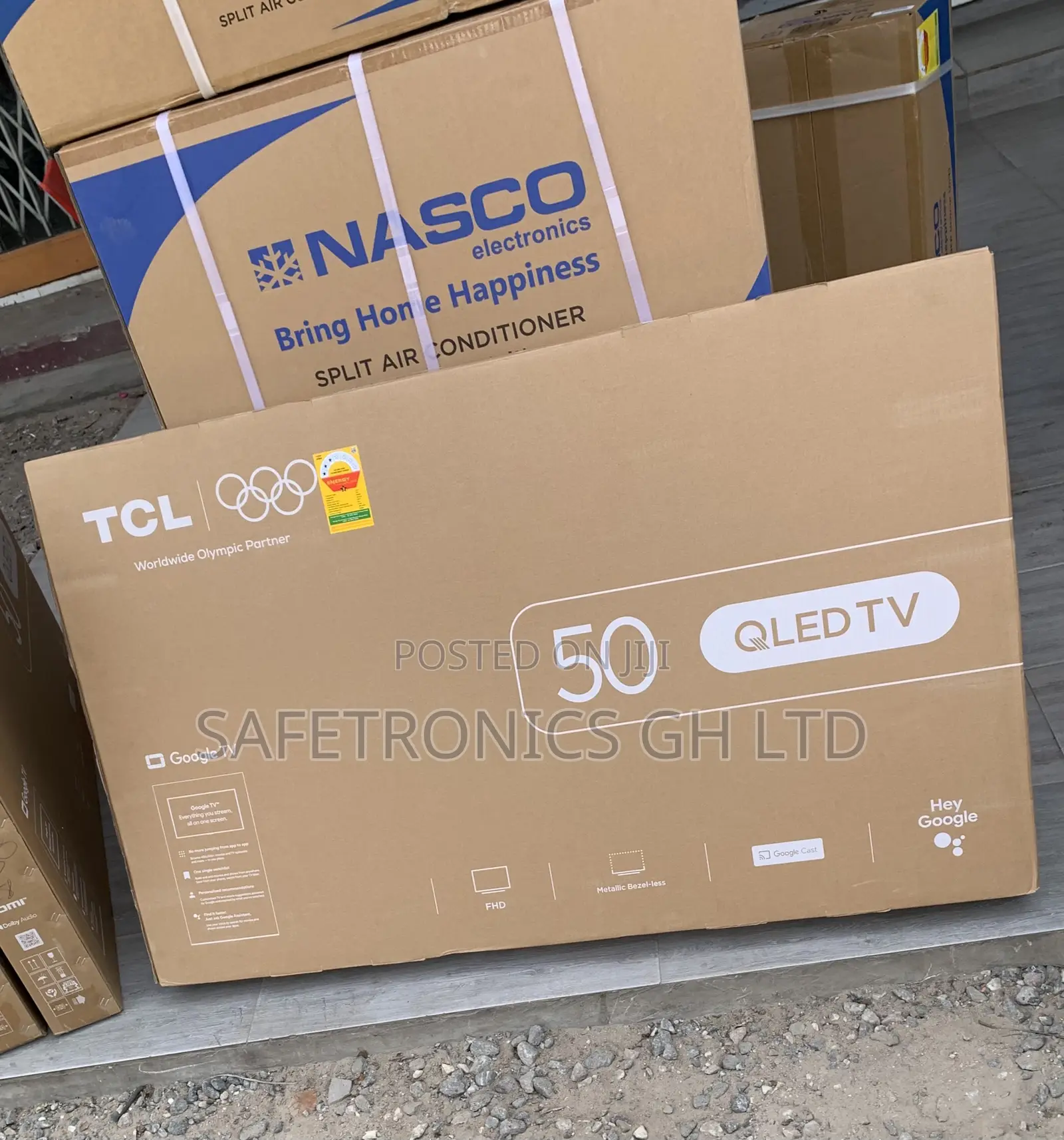 Super Best TCL 50′′ Qled Smart Google Tv 50c645