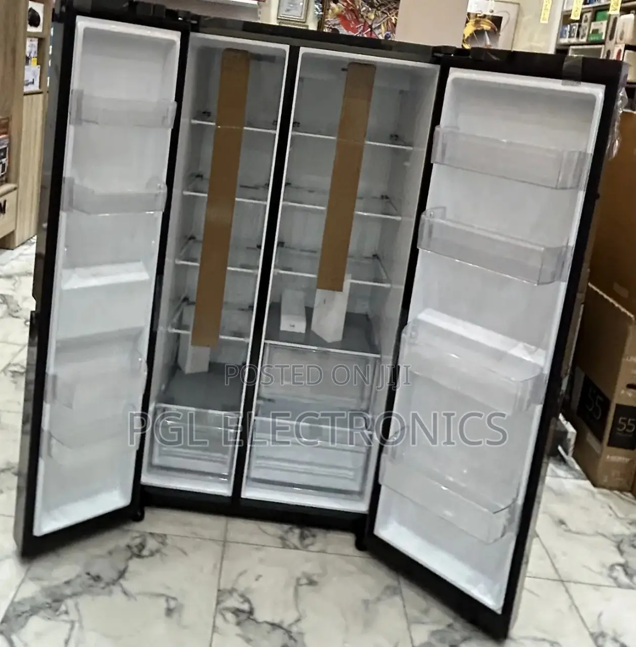 Lg 674l Side-by-Side Refrigerator With Multi Air Flow, Gc-B257kqjw