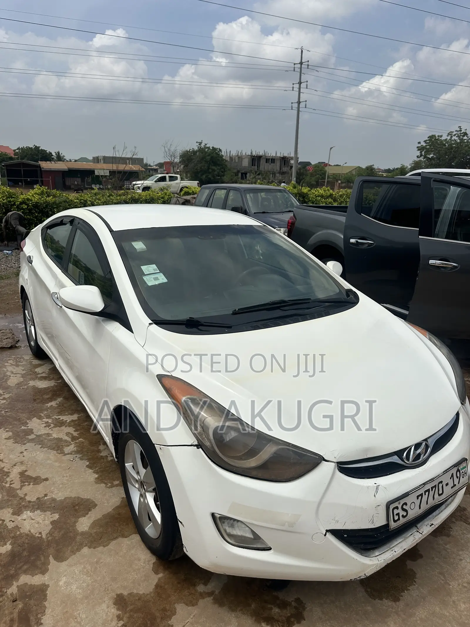 Hyundai Elantra 2013 White