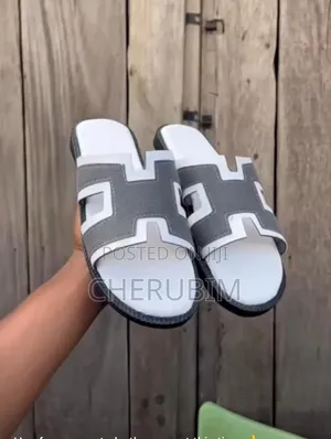 Men's Quality Leather Slides