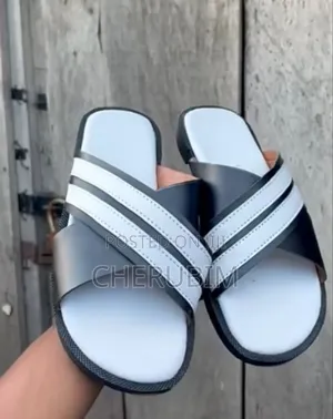 Men's Quality Leather Slides