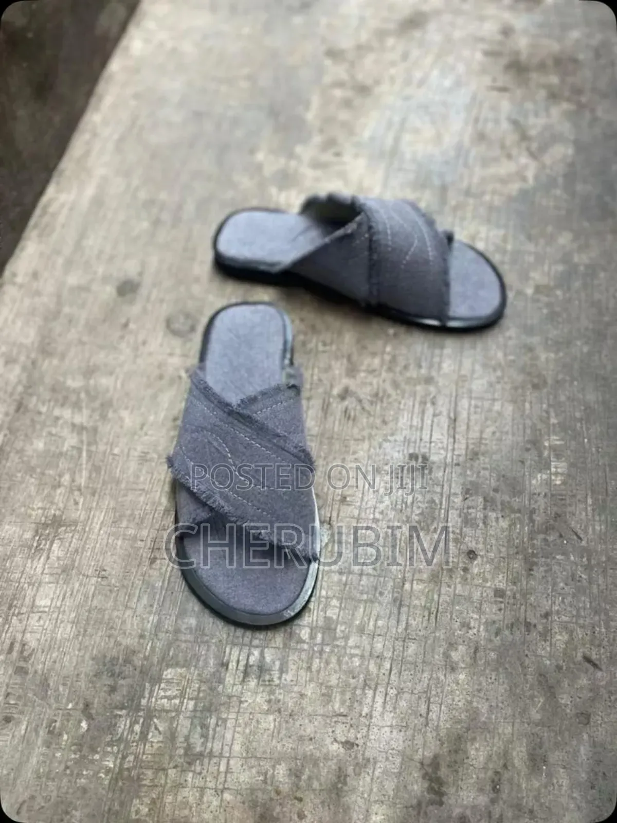 Men's Quality Leather Slides