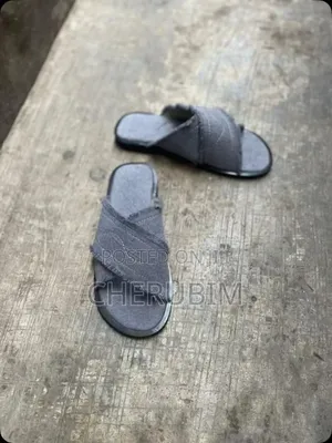 Men's Quality Leather Slides