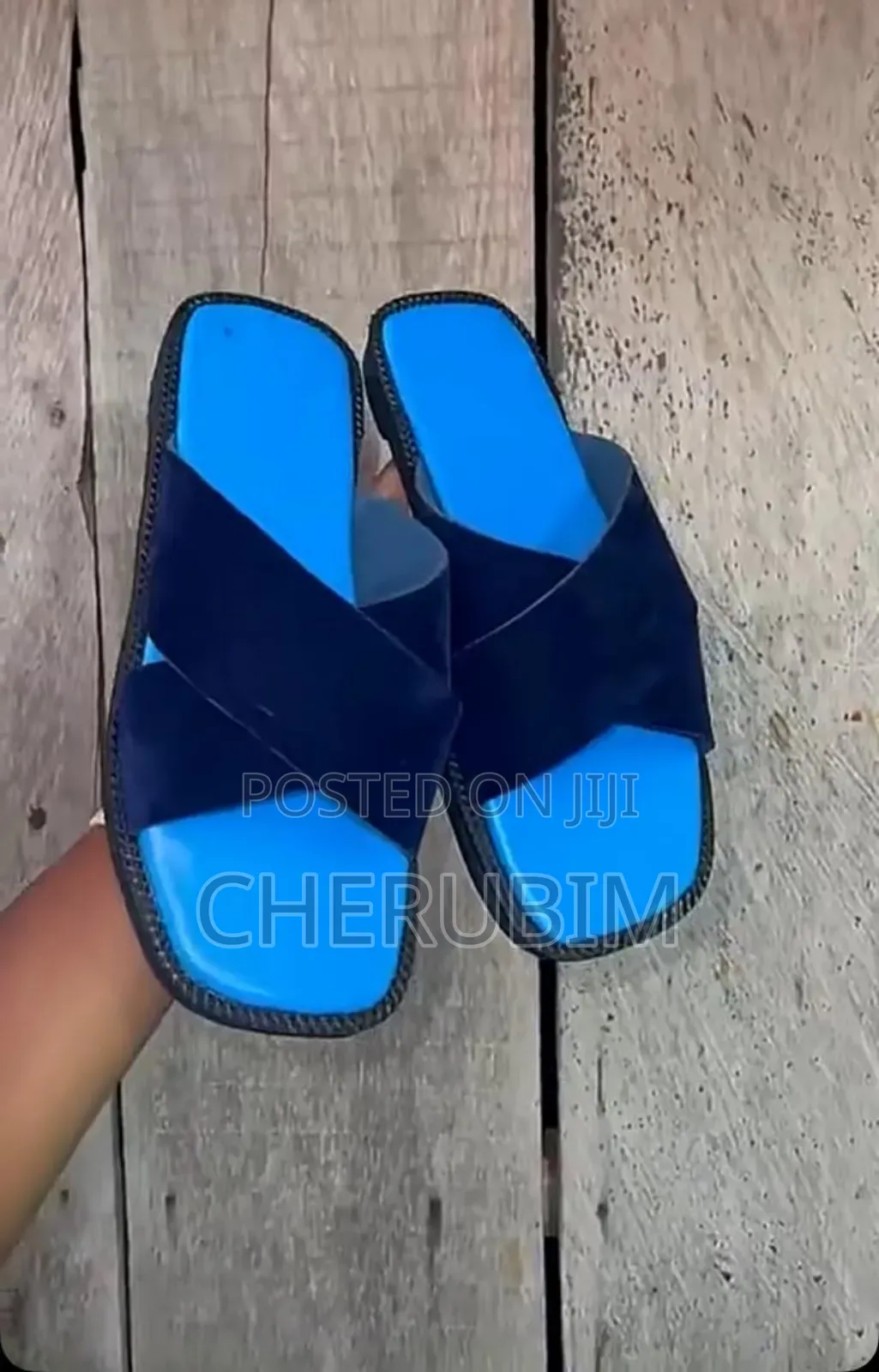 Men's Quality Leather Slides