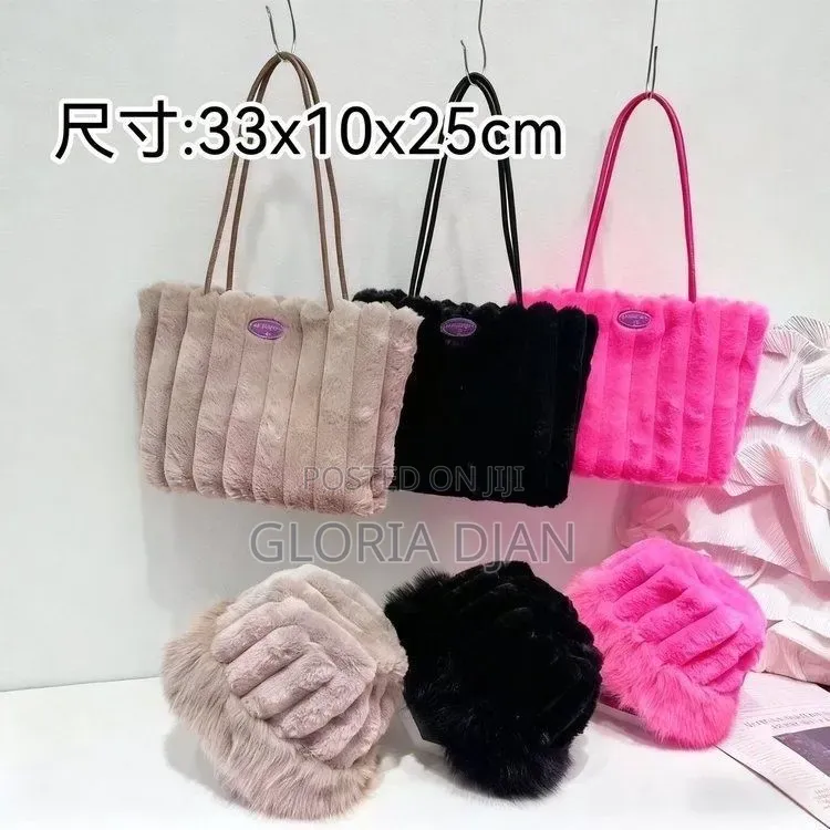 Fluffy Tote Bat + Hat