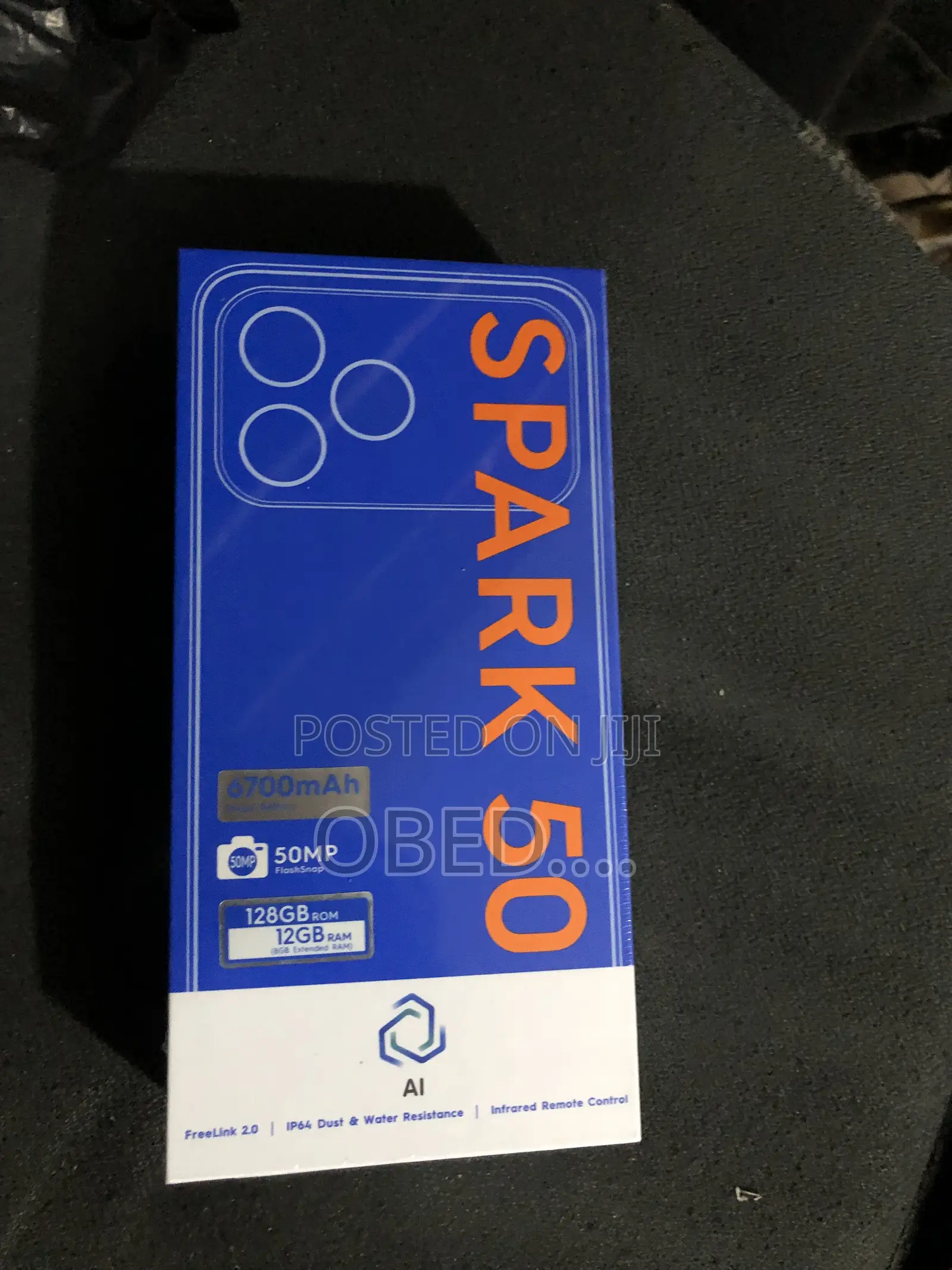 New Tecno Spark 50 128 GB Gray