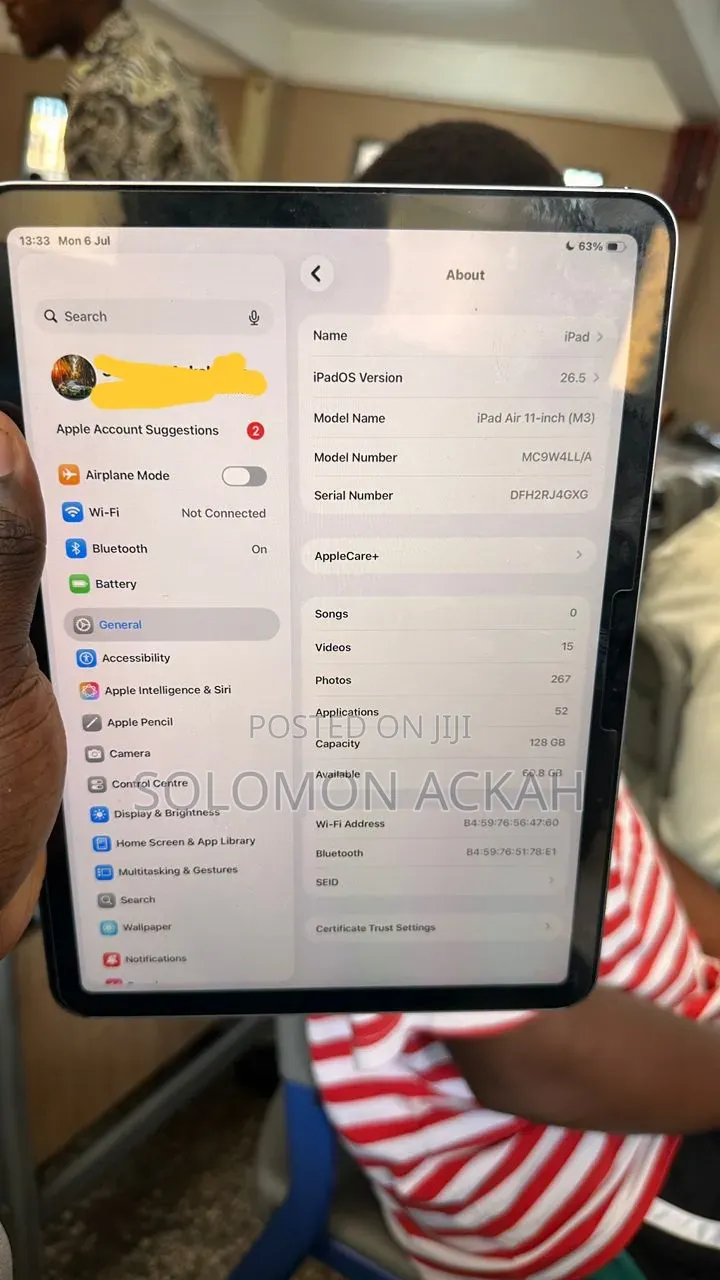 Apple iPad Air 128 GB Silver