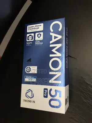 New Tecno Camon 50 Pro 256 GB Black