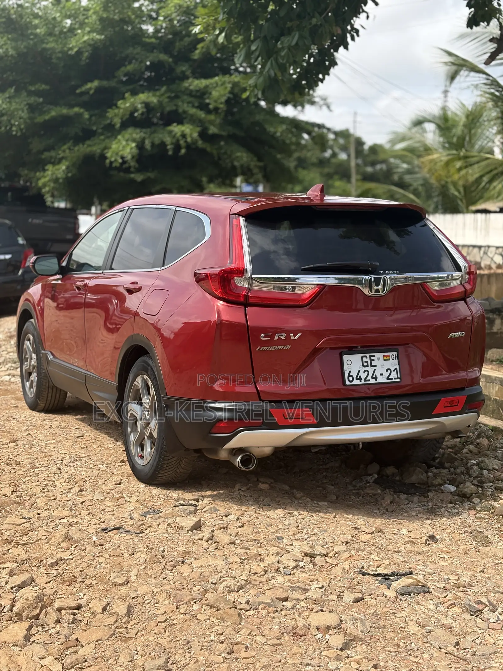 Honda CR-V EX 4dr SUV AWD (1.5L 4cyl CVT) 2017 Red