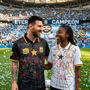 Custom Ghana Black Stars Black Polo Jersey – Special Edition