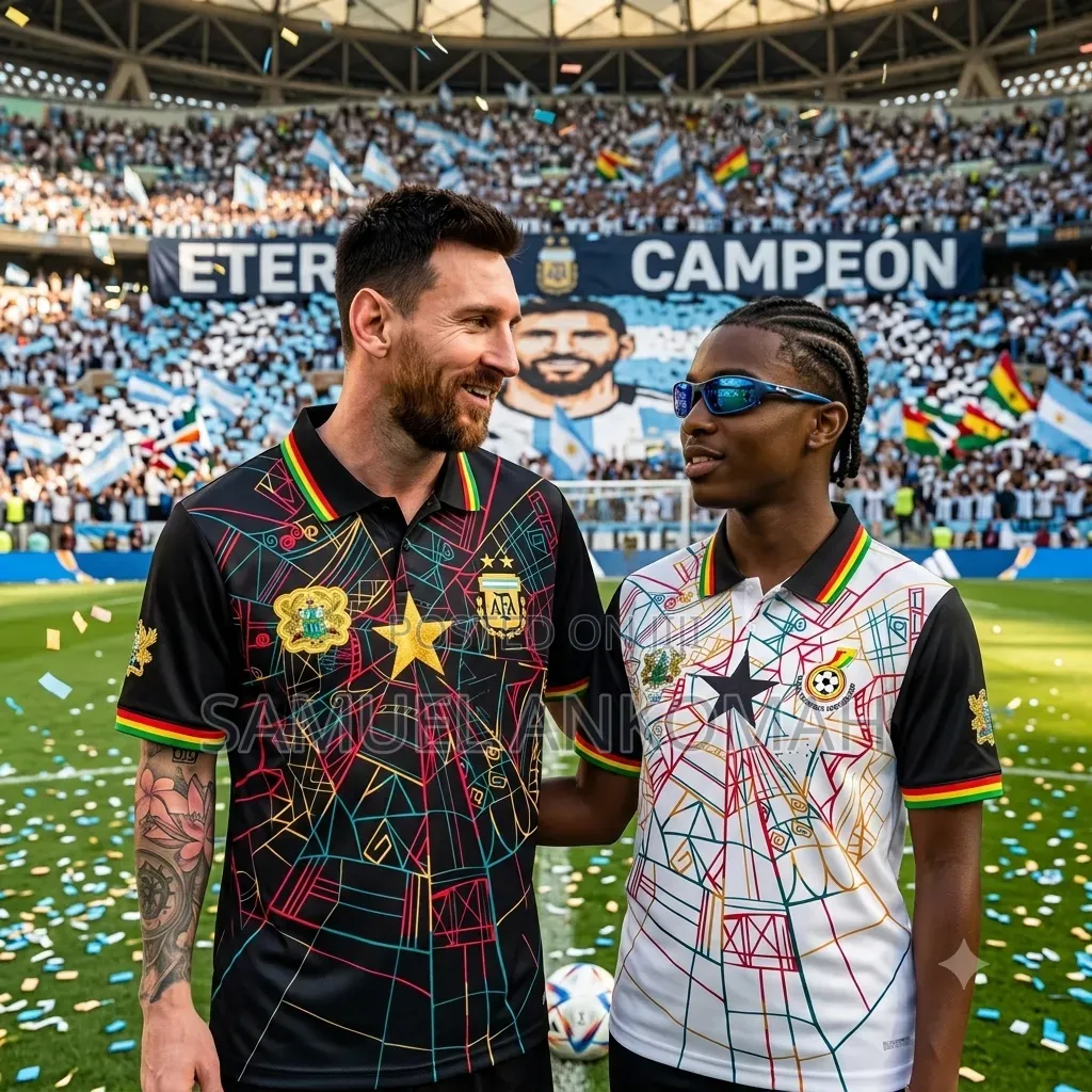 Custom Ghana Black Stars Black Polo Jersey – Special Edition