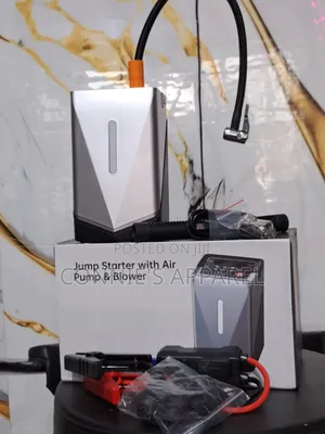 Car Jump Starter With Air Pump and Blower